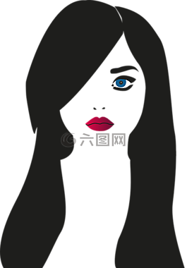 女子,面對(duì),肖像