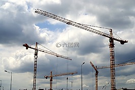 建筑起重機,起重機,建設