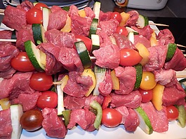 烤串,肉類,燒烤