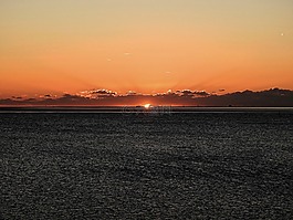 日出,日落,余輝