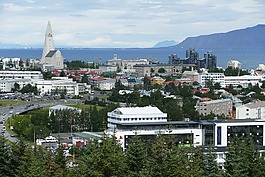雷克雅維克,冰島,全景