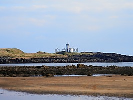 燈塔,海灘,水