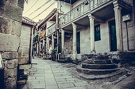 街,combarro,加利西亚