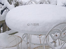 雪,白,冷