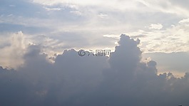 自然,太陽,云