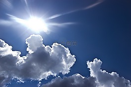 云,太陽,天空
