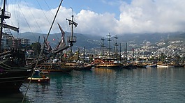 阿拉尼亞,土耳其,海盜船