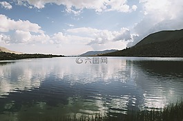 湖,水,戶外