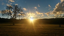 日落,陽(yáng)光,太陽(yáng)
