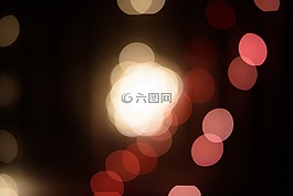 粉红色,散景,球