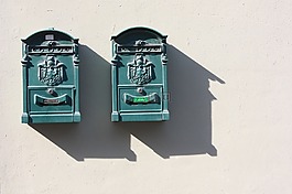 郵件,信箱,綠色
