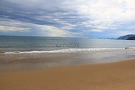 海灘,海洋,沙