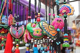 刺繡,中國(guó)風(fēng),飾品
