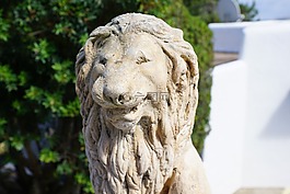 獅子,動物,雕像