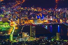 夜景,長崎,日本