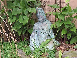 花園,雕像,佛教