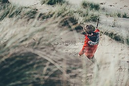 草,自然,男孩