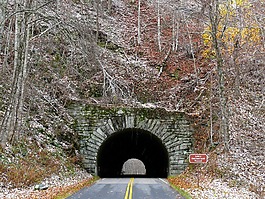 隧道,山,路