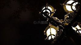 路燈,燈,光