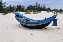 船,沙,海灘