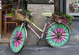 自行車,裝飾,鉤針編織