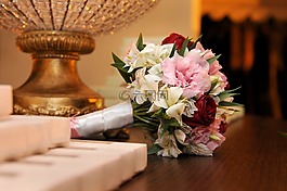 婚姻,鮮花,花束