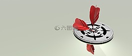 副翼,箭頭,目標