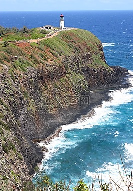灯塔,岬角,夏威夷