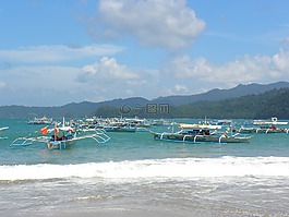 海,船,劃船