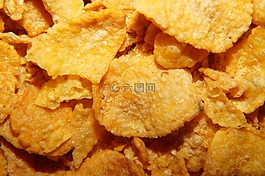 玉米片,早餐,宏