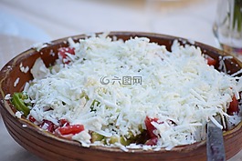 沙拉,新鮮,食品