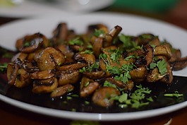 蔬菜,蘑菇,燒烤