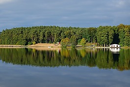 湖,海灘,水