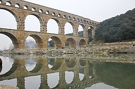 pont du gard,渡槽,高架橋