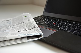 新聞,報紙,計算機