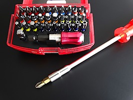 工具,螺絲刀,鉆頭插入