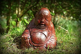 佛,雕像,亞洲