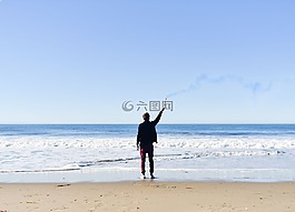 人,男,海灘