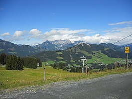 蒂羅爾,山,徒步旅行