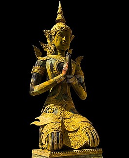 神,祈禱,broncefigur
