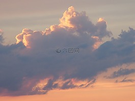 云,暮光之城,日落