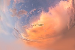 云,粉紅色,云的照片