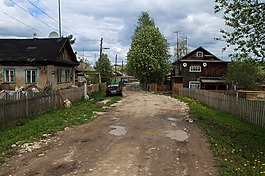 俄羅斯,一個小鎮(zhèn),村