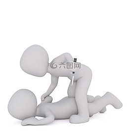 男性,3d模型,孤立