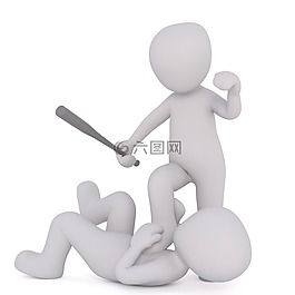 男性,3d模型,孤立