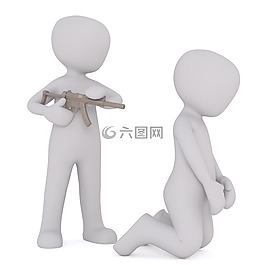 男性,3d模型,孤立