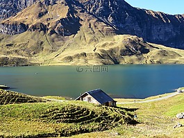 bergsee,瑞士,tannensee