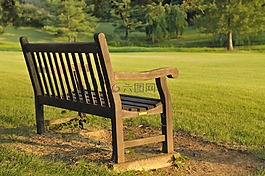 公園,長凳,戶外