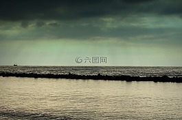 船舶,海,海岸