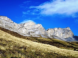 岩壁,山,瑞士